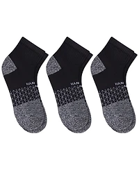 Hanes Men's Ultimate Crew Socks, 3-Pack