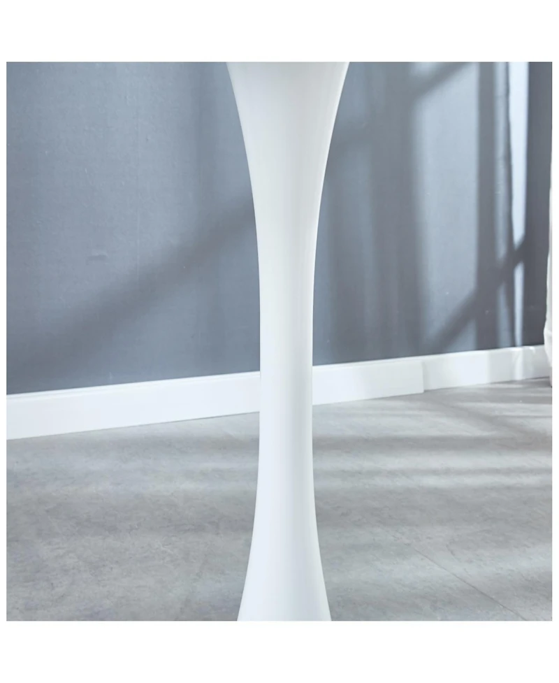 Streamdale Furniture 31.5" White Tulip Dining Table for 2-4 People