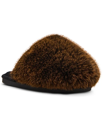 Steve Madden Women's Poof Cozy Slides Slippers