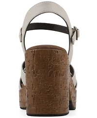 White Mountain Women's Barista Platform Sandal