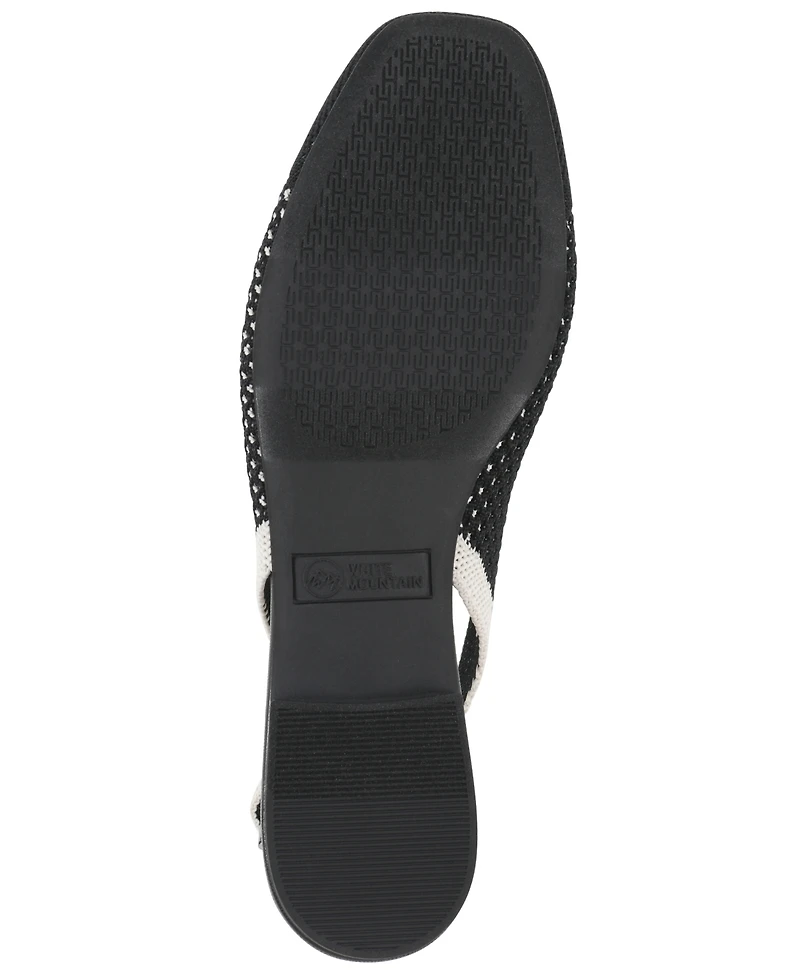 White Mountain Women's Bonie Slingback Flats
