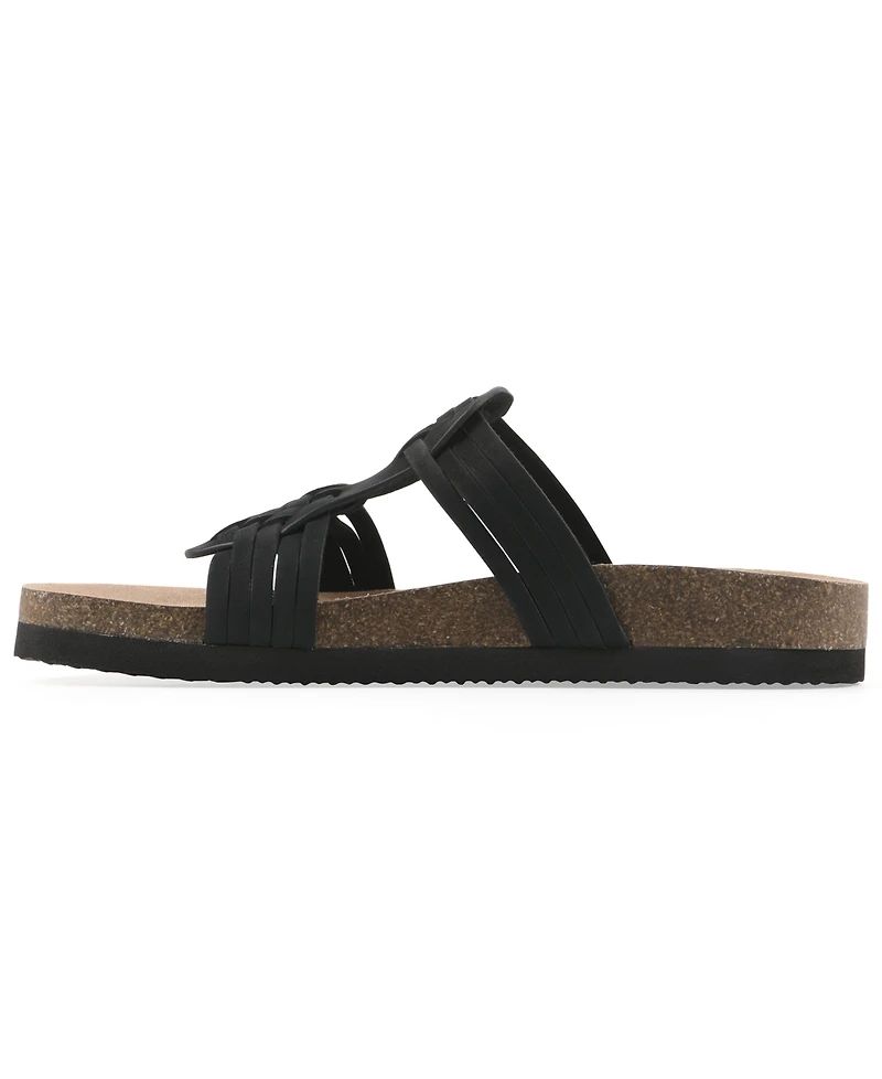 White Mountain Women's Halicore Footbed Sandals