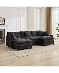 Streamdale Cloud Couch: Flexible, Modular Chenille Sofa for Ultimate Comfort