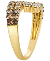 Le Vian Chocolate Ombre Diamond Ring (1.52 ct. t.w.) in 14k Honey Gold
