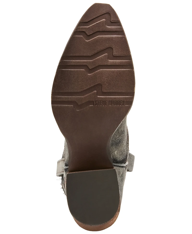 Steve Madden Women's Albany-d Western Cowboy Boots