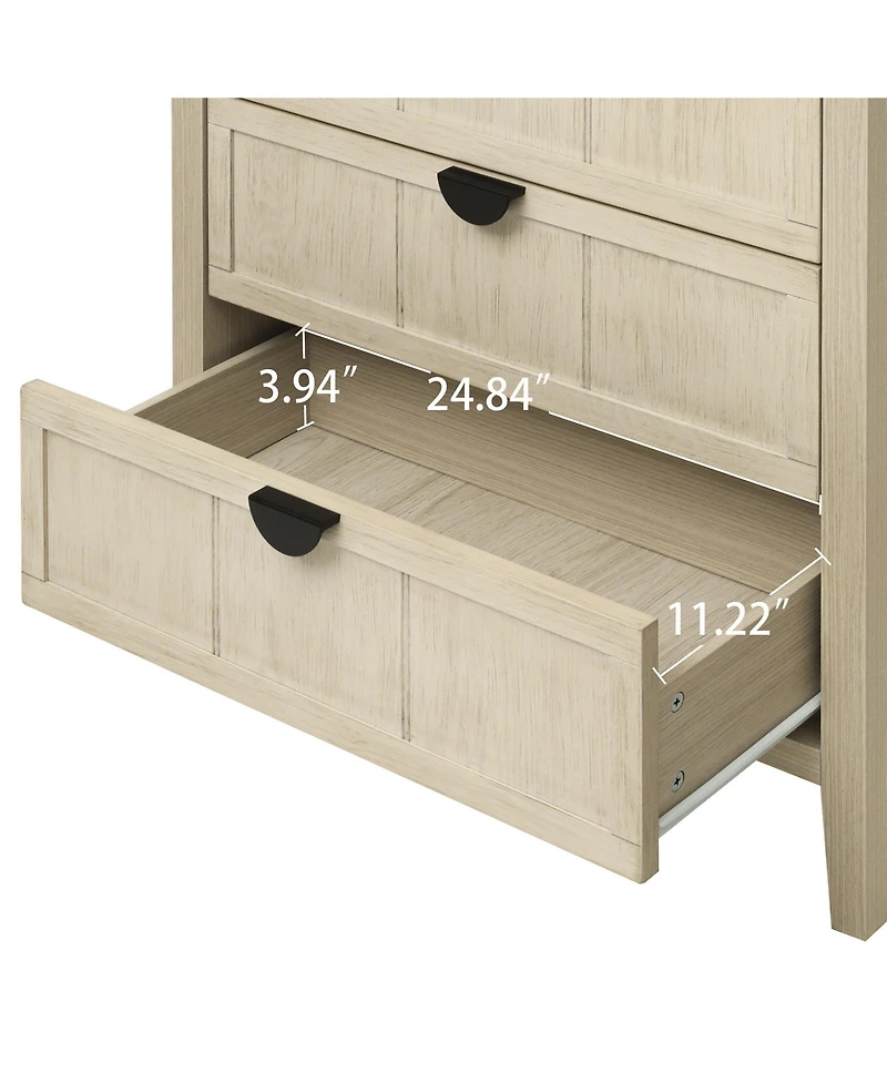 Casainc Storage Cabinet with 3 Drawer