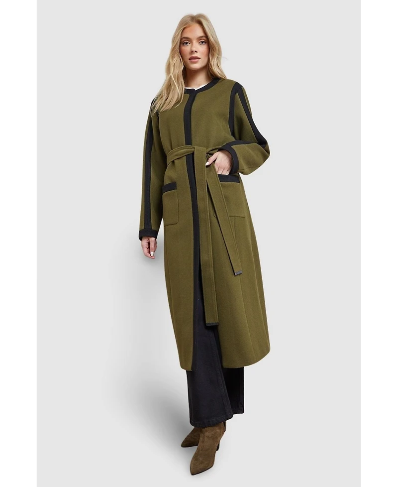 Oasis Women's Tipped Coat