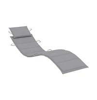 vidaXL Sunlounger Wooden Solid Acacia wood Standard Foldable