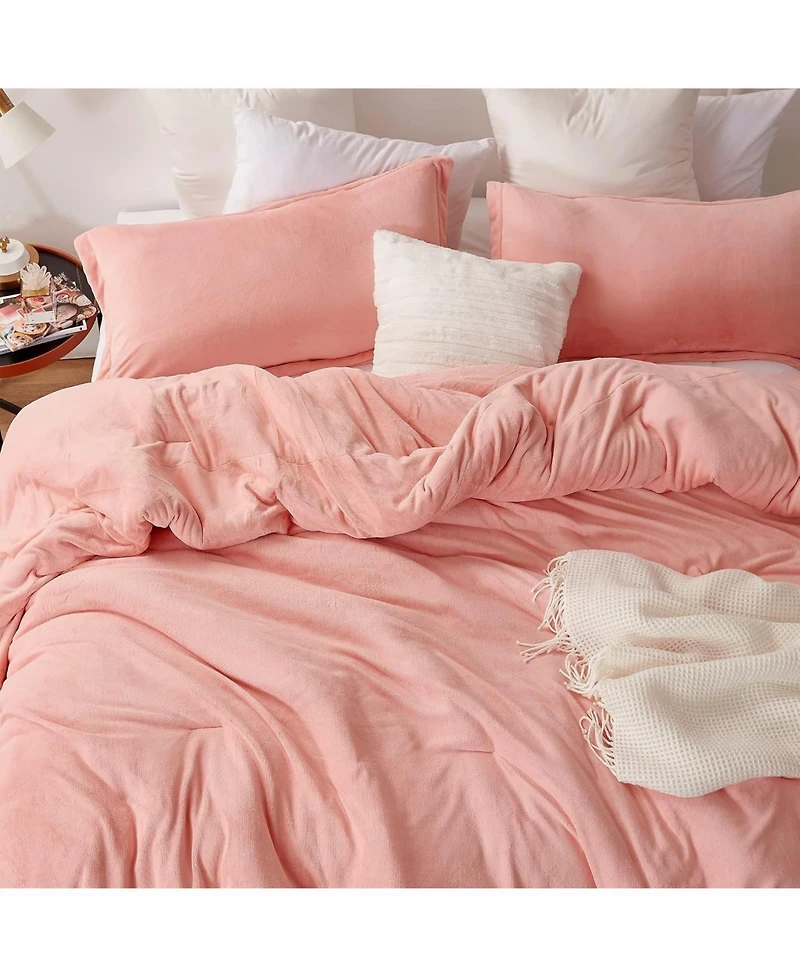 Coma Inducer Git Cozy Charlotte Peach Oversized 3-Pc. Comforter Set