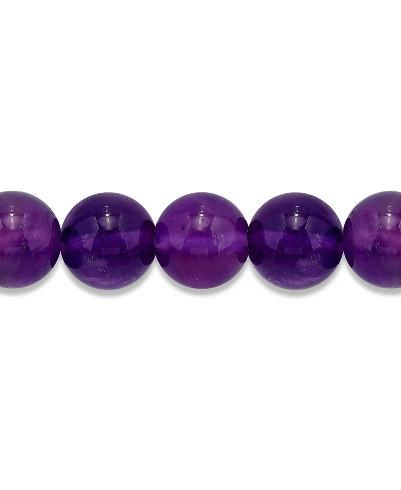 Macy's Howlite Chrysocolla Beads and Dolphin Charm Station Silver Plated Stretch Bracelet