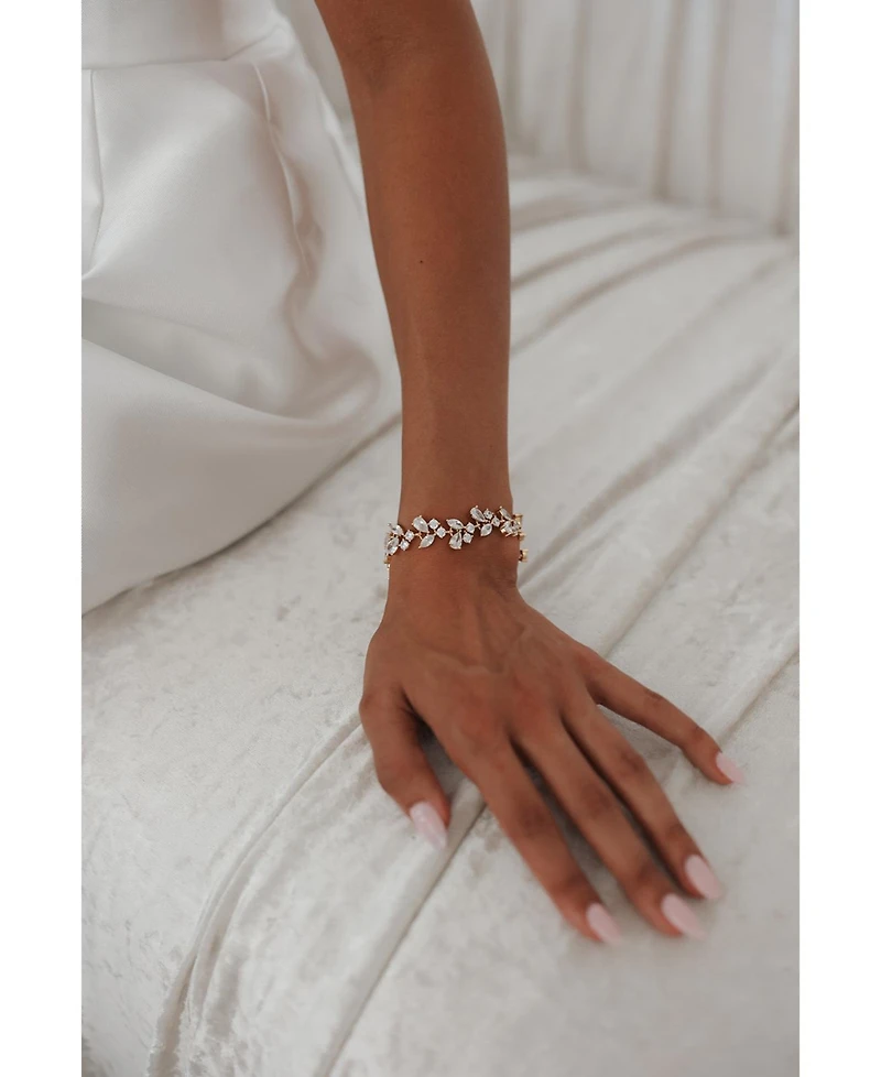 Untamed Petals Cami Crystal Bracelet