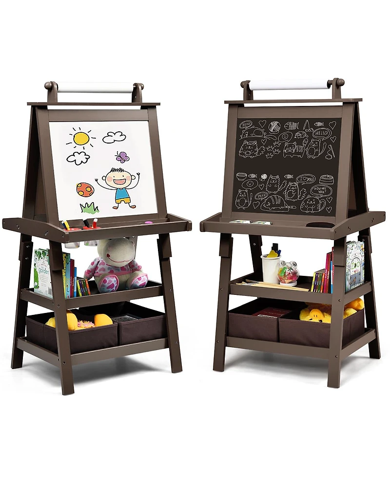 Sugift 3 in 1 Double-Sided Storage Art Easel