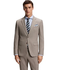 Boss by Hugo Boss Men's 2-Piece Micro-Patterned Stretch Cloth Slim-Fit Suit