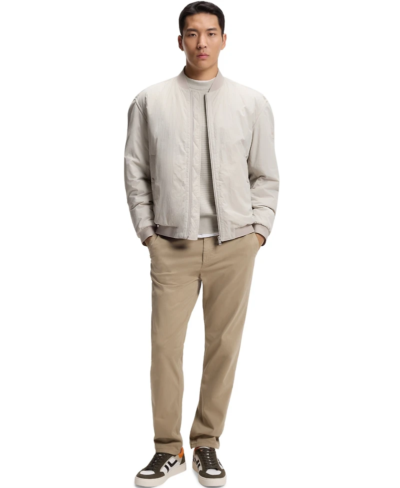Boss by Hugo Men's Structured Cotton Cashmere Sweater