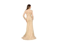 Lara Women's Long Sleeve Lace Mermaid Gown
