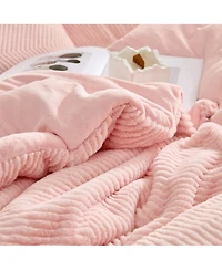 Peak of Cozy - Coma Inducer Oversized Comforter Set - Softest Pink