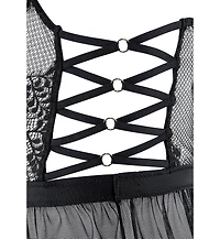 Lascana Women's Strappy Lace Babydoll