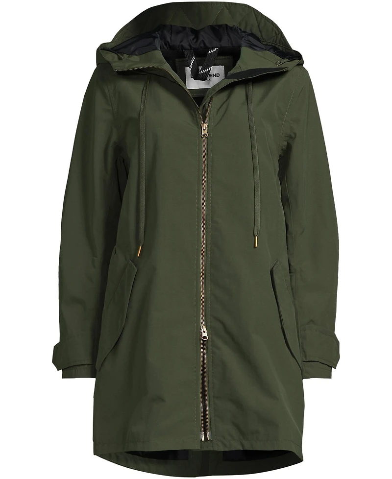 Lands' End Women's Squall A-Line Rain Jacket