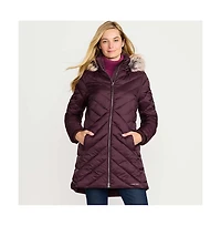 Lands' End Women's Insulated Cozy Fleece Lined Winter Coat