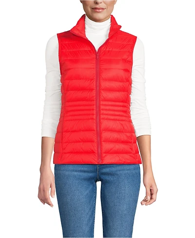 Lands' End Women's Wanderweight Packable Down Vest