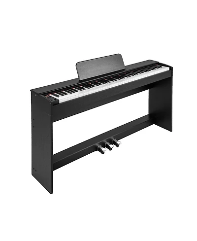 Hongge 88-Key Hammer Action Weighted Digital Piano with Furniture Stand