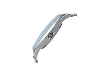 Peugeot Men's 40mm Grey Dial Slim Case Stainless Steel Mesh Watch