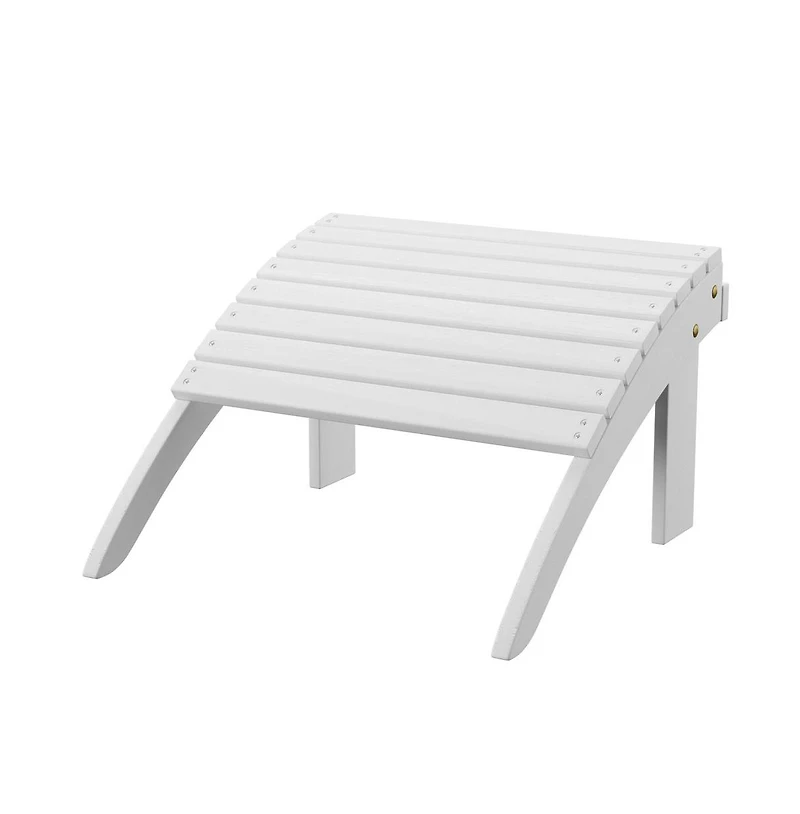 White Adirondack Ottoman