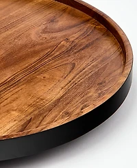 The Cellar Black Wood Lazy Susan, Macy's Exclusive