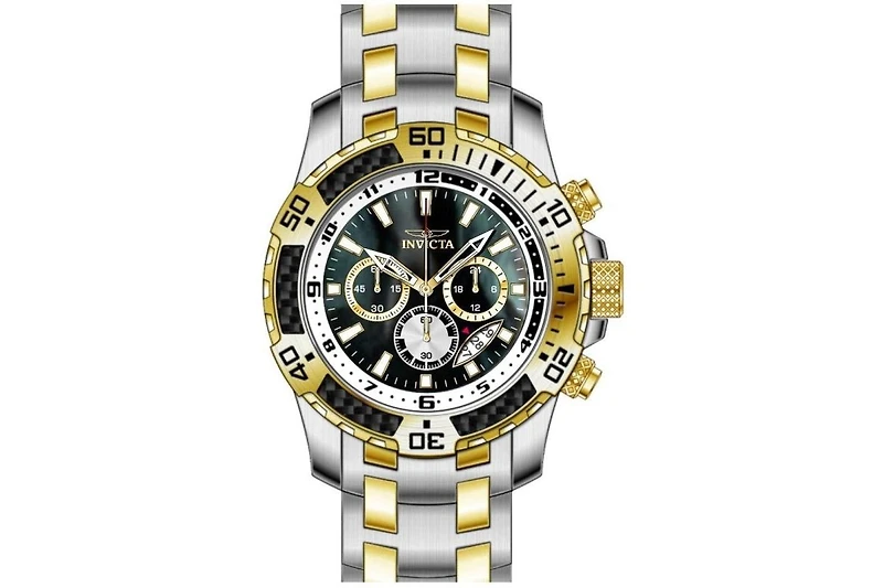 Invicta Men's Pro Diver Quartz VD53 Black Dial Watch