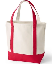 Lands' End Pre-Monogrammed Letter Canvas Tote Bag