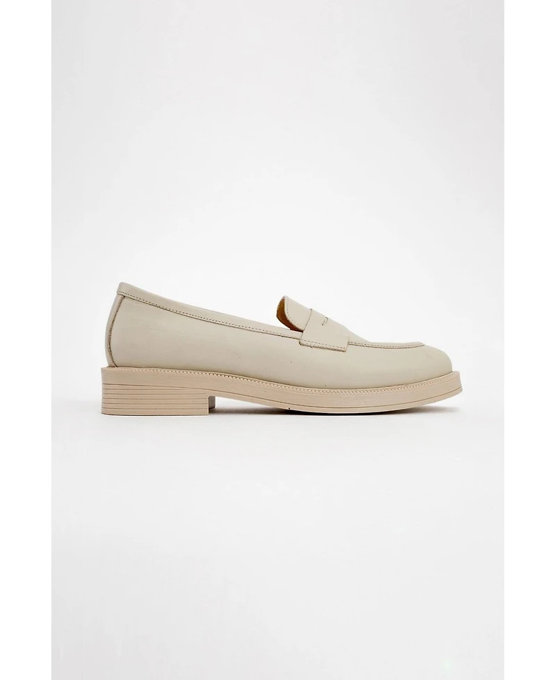 Bree Platform Penny Leather Loafer (Women)
