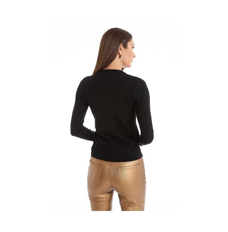 The Noli Shop Women's Marcela Knit Top - Pearl