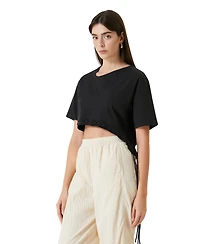 Pcfg Women's Free Heaven Cotton Crop String T-Shirt