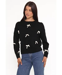 Petal and Pup Women's Voss Bow Knit Sweater