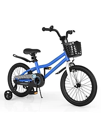 Sugift 18 Feet Kids Bike with Removable Training Wheels