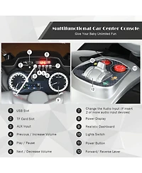 Sugift 12V Kids Ride On Motorcycle Electric Motor Bike