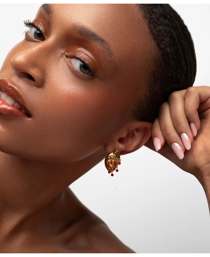 Hey Harper Strawberry Stud Earrings