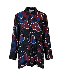 Masai Copenhagen Women's Grivon Collared Long Sleeve Floral Tunic