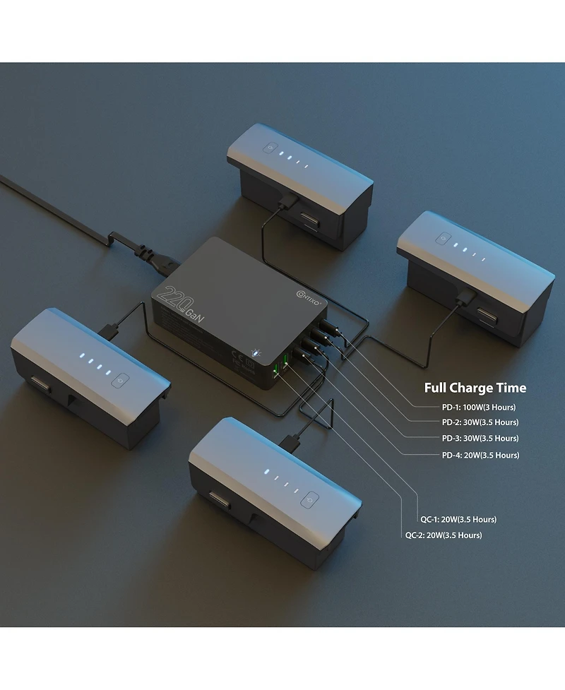 Contixo F33 Vortex 4K Gps Drone Travel Bundle – 4 Batteries, 2-Axis Gimbal, 6 km Range, Fast Charger & Carrying Case