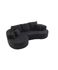 Streamdale Furniture Cloud Sofa: Luxurious Comfort, No Assembly Required