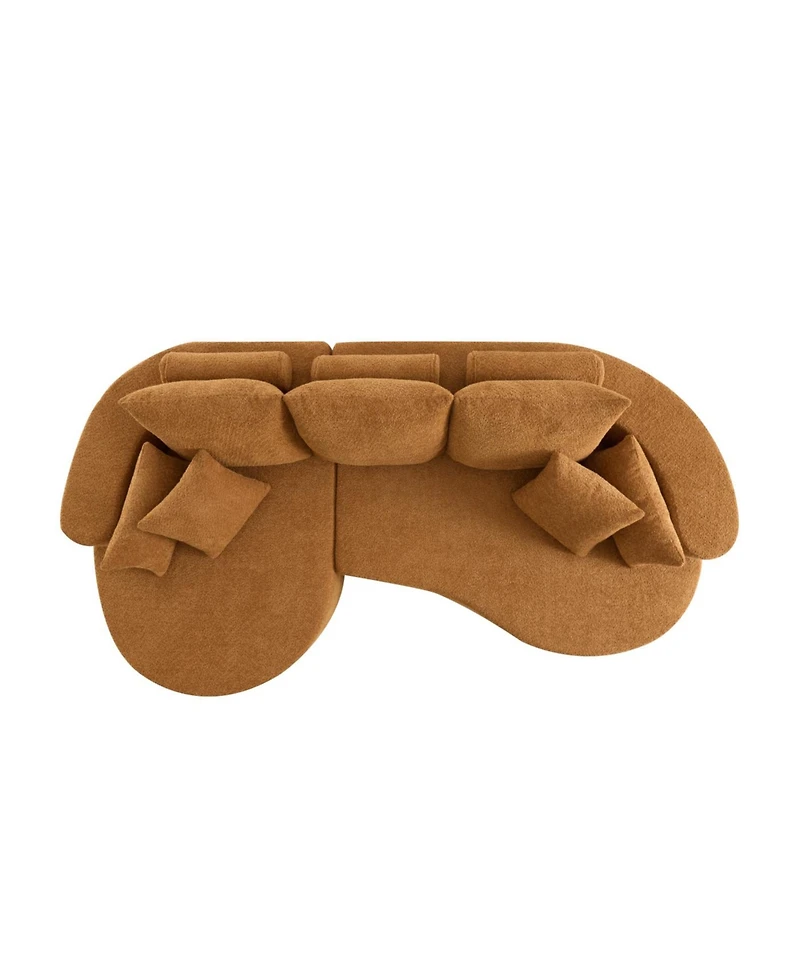 Streamdale Furniture Cloud Sofa: Luxurious Comfort, No Assembly Required