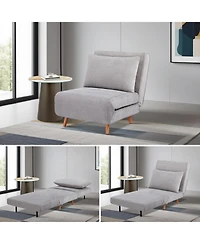 Streamdale Furniture Streamdale Sofa Bed - 3 in 1 Upholstered Accent Chair Bed-Convertible Sleeper Sofa Chair