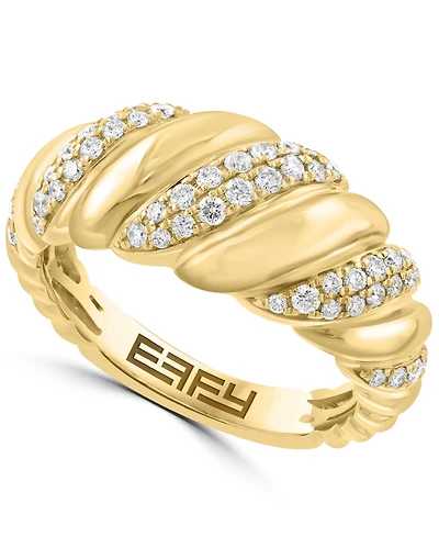 Effy Collection Diamond Ring (1/2 ct. t.w.) in 14k Yellow Gold