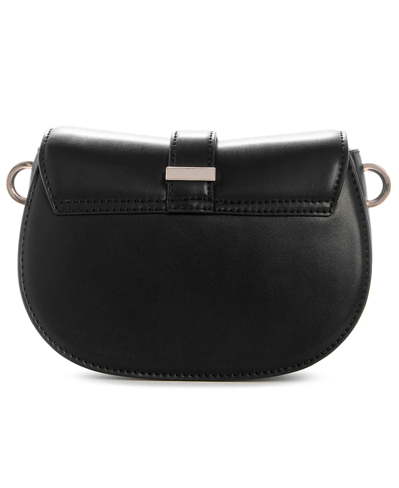 Guess Carrie Mini Flap Magnetic Closure Crossbody Bag
