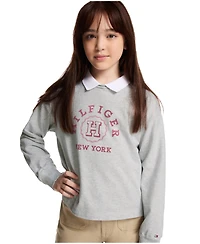 Tommy Hilfiger Girls 7-16 Collared Sweatshirt