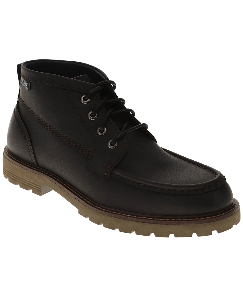 Dockers Men's Weston Lightweight Lugged Lace-Up Moc Toe Boots