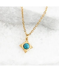 Starfish Project Turquoise Compass Rose Necklace