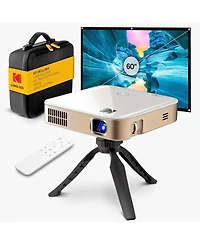 Kodak Luma 350 Smart Projector, Portable Pico Projector with 60" Screen, Case, Tripod & Remote