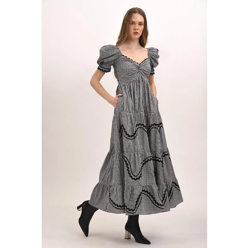 Celina Moon Women's Ebony Maxi Dress