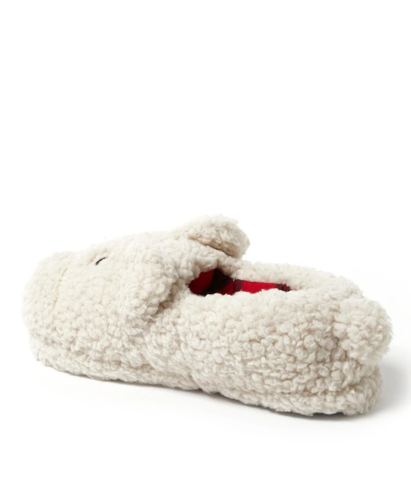 Dearfoams Men's Unisex Adult Animal Closed Back House Slipper